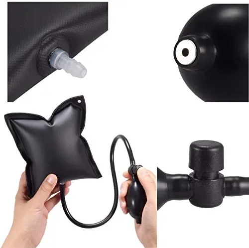 Cunei Gonfiabili,2 Pack Gonfiaggio Pompa Ad Aria TPU 2 Black Metal Vavle - immagine 3