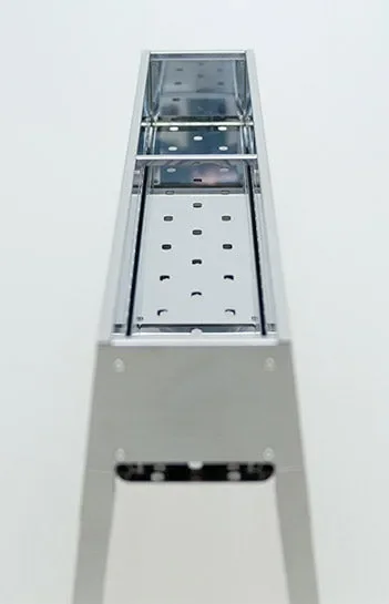 Cuoci Arrosticini a Carbone 100 cm Lisa Luxury Milano 100 - immagine 3