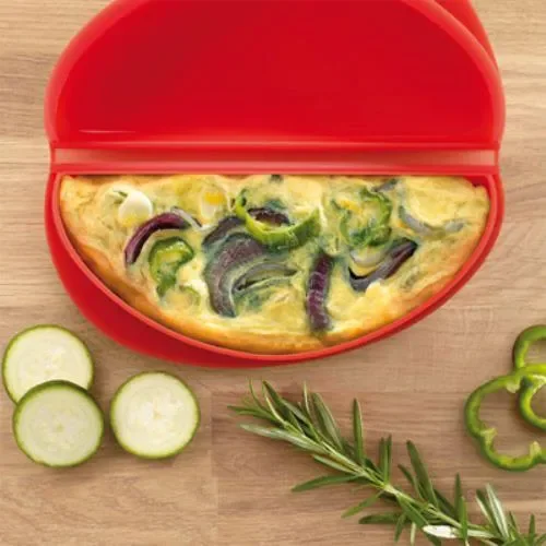 Cuoci Frittata e Omelette in Silicone per Forni Tradizionali e a Microonde Lekue