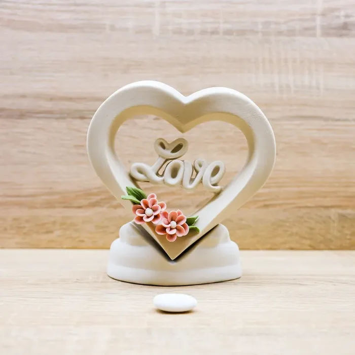 Cuore Love Porcellana di Capodimonte Moda