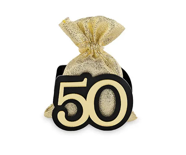 Cupido&Co. 50 Oro Nero con Sacchetto Oro 65 x 90 Mm 12 Pz Vendita calda online