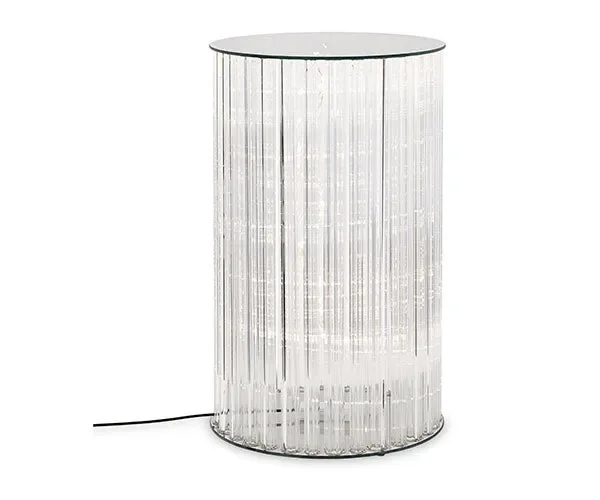 Cupido&Co. Alzata Vetro con Led D 300 Mm H 500 Mm