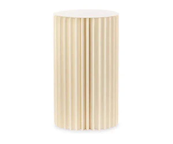 Cupido&Co. Cilindro Carta Av. Pieghevole con Vassoio D 450 Mm H 800 Mm Beige