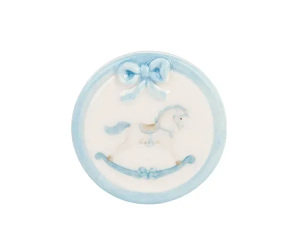 Cupido&Co. Magnete Cavallino D 40 Mm Azzurro