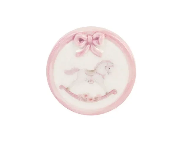 Cupido&Co. Magnete Cavallino D 40 Mm Rosa
