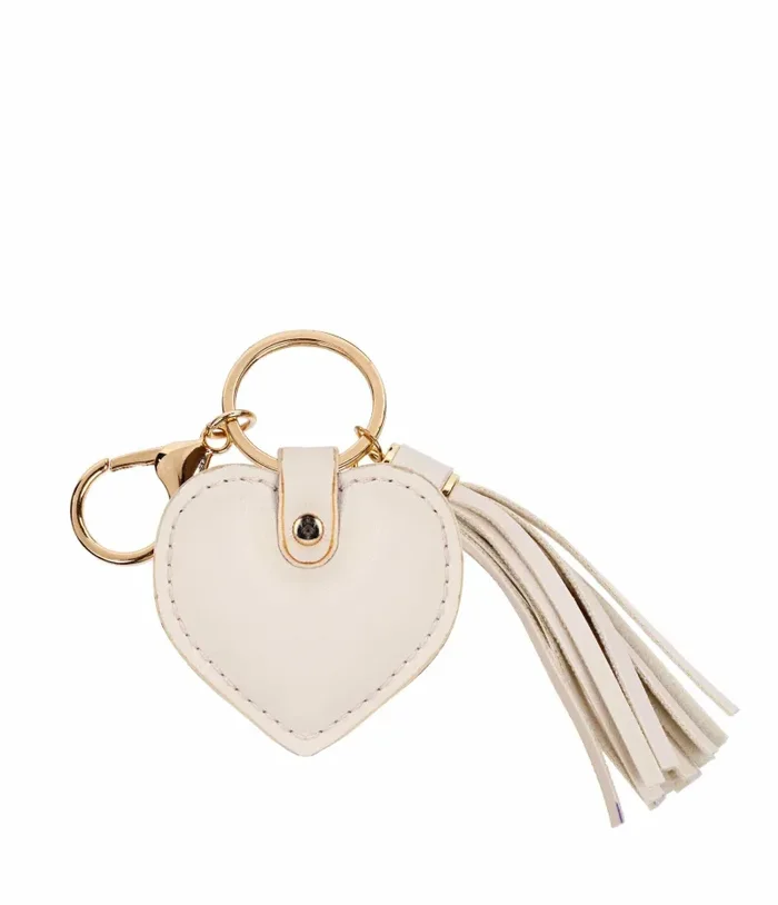 Cupido&Co. Portachiavi Cuore e Nappa H 145 Mm Ecopelle Busta