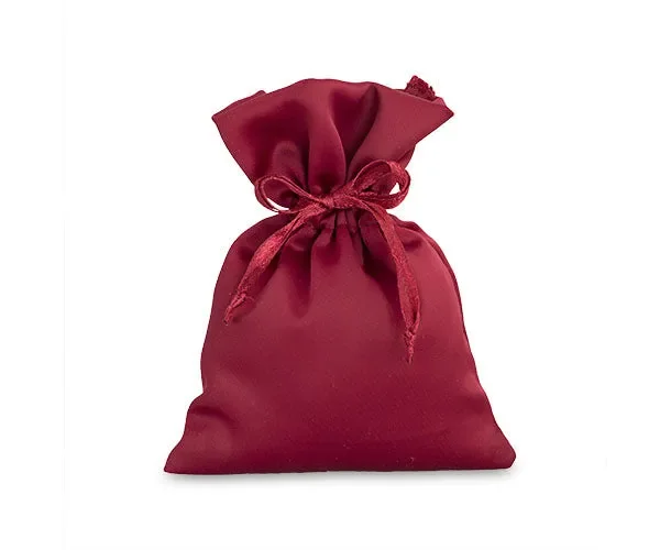 Cupido&Co. Portaconfetti Sacchetto Raso 100 x 140 Mm Bordeaux 12 Pz