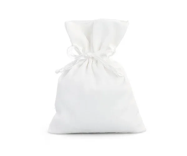 Cupido&Co. Portaconfetti Sacchetto Raso Bianco 100 x 140 Mm 12 Pz Fornitura