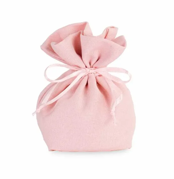 Cupido&Co. Saccoccio Portaconfetti 60 x 60 x 110 Mm Rosa 12 Pz