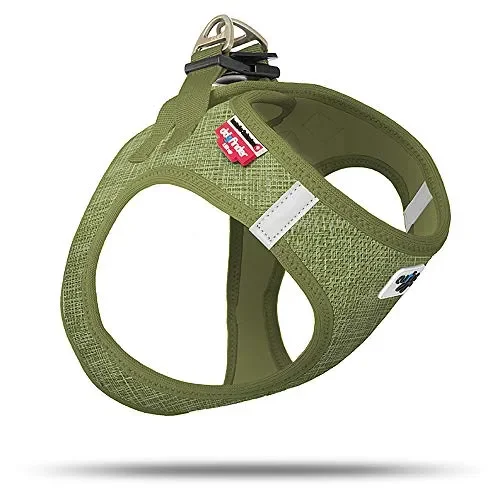 Curli Mylittledog SE19 – Stoviglie Vest Air-Mesh Linen Olive Special 3XS