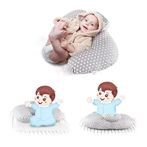 Cuscino allattamento Neonato da 22inch, Grey–Star Fornitura - immagine 3