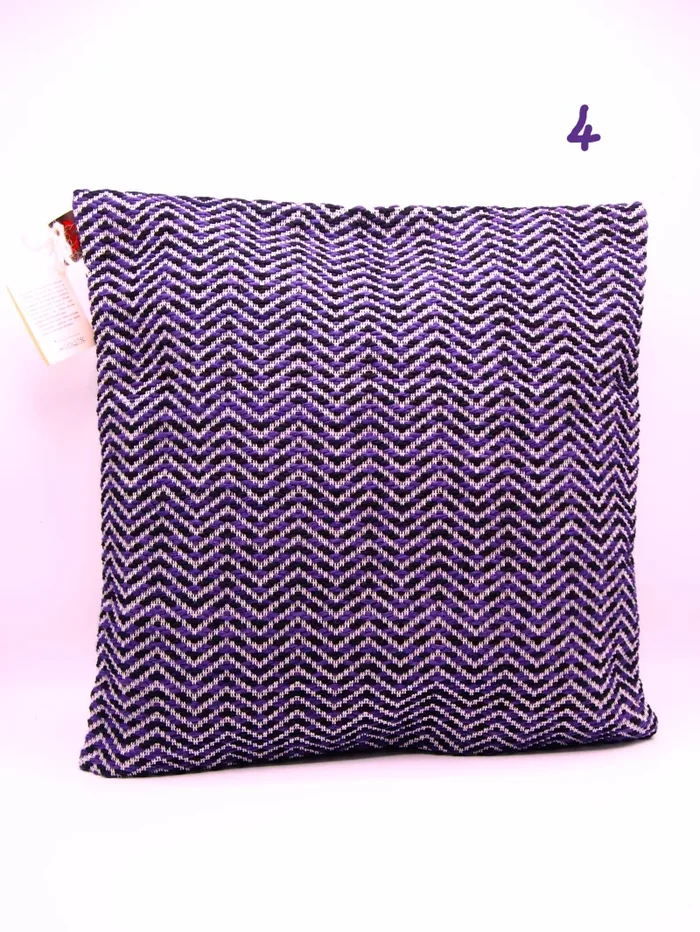 Cuscino d’arredamento, 2 varianti, tessitura spigata, Tintura Naturale