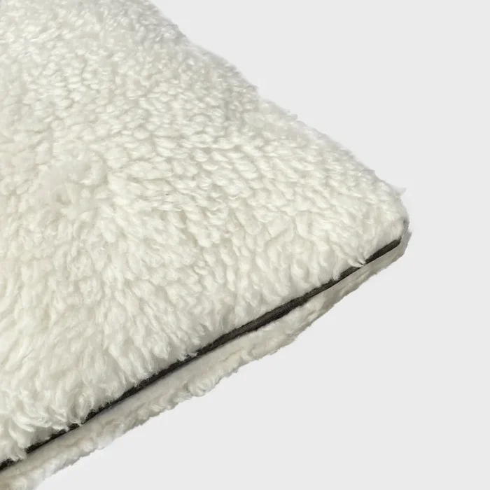 Cuscino misto lana ricamo Abete – Pronta Consegna - immagine 3