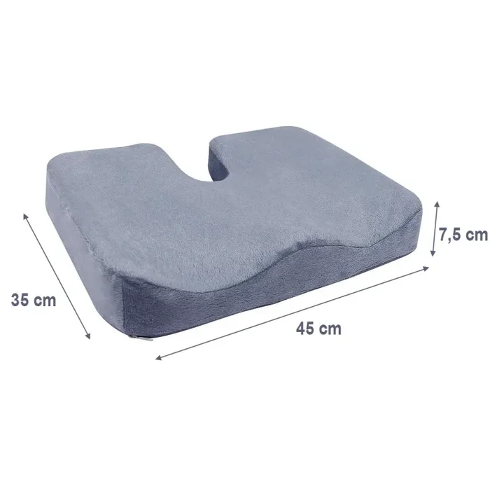Cuscino Ortopedico 45x35x7,5 cm in Gel e Memory Foam - immagine 3