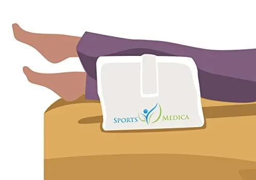 Cuscino per le Ginocchia Sviluppato da Medici – Supporto Ortopedico in Memory Foam per Traversine Laterali, Sciatica, Dolore Lombare – Cuscino per Gambe per Dormire sul Lato – Manuale Incluso - immagine 2