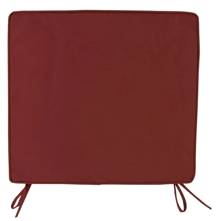 Cuscino per Sedie da Giadino 38x41cm Bauer Box Bordeaux Vendita calda
