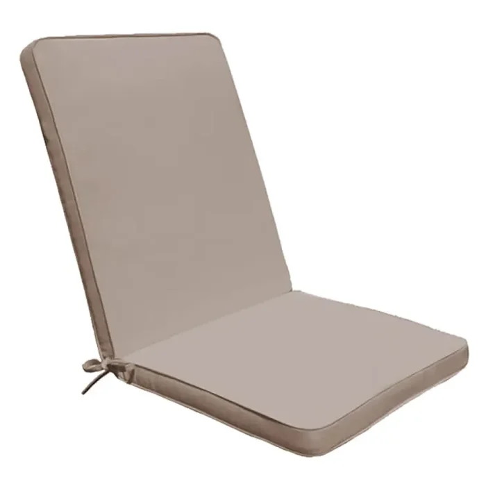 Cuscino Real Medio 90x40x4 cm in Poliestere Tortora Vendita calda