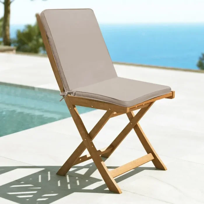 Cuscino Real Medio 90x40x4 cm in Poliestere Tortora Vendita calda - immagine 3