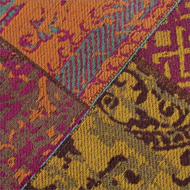 Cuscino Twist Multicolor 100×100 in Tessuto - immagine 2