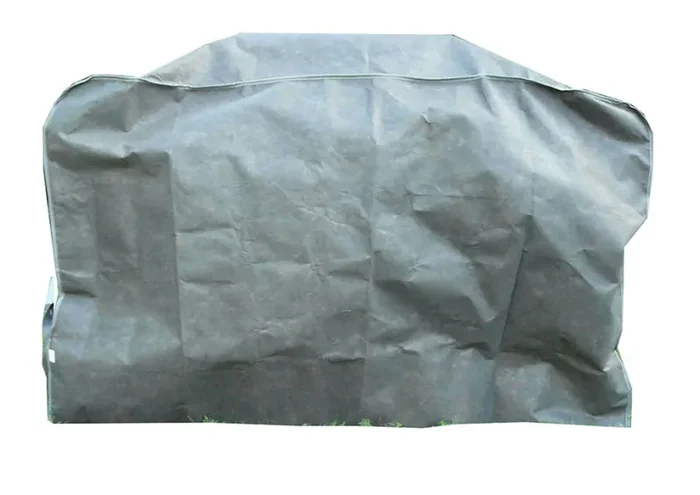 Custodia Fodera per Barbecue BBQ Medio 140x70x105 cm in Mytex Impermeabile Taupe - immagine 3