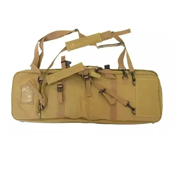 Custodia porta fucile doppia con spallacci Coyote