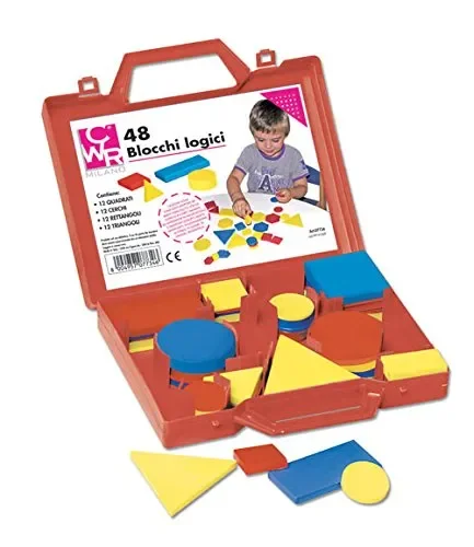 CWR 07734 Blocchi Logici Valigetta da 48 Pezzi