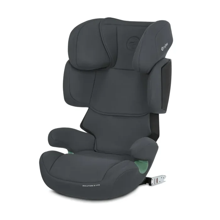 CYBEX Silver Seggiolino Auto per Bambini Solution X i-Fix, Per Auto Con e Senza ISOFIX, Per Bambini da circa 3 a 12 Anni (100 – 150 cm), Da 15 a 50 kg circa, Cobblestone Grey