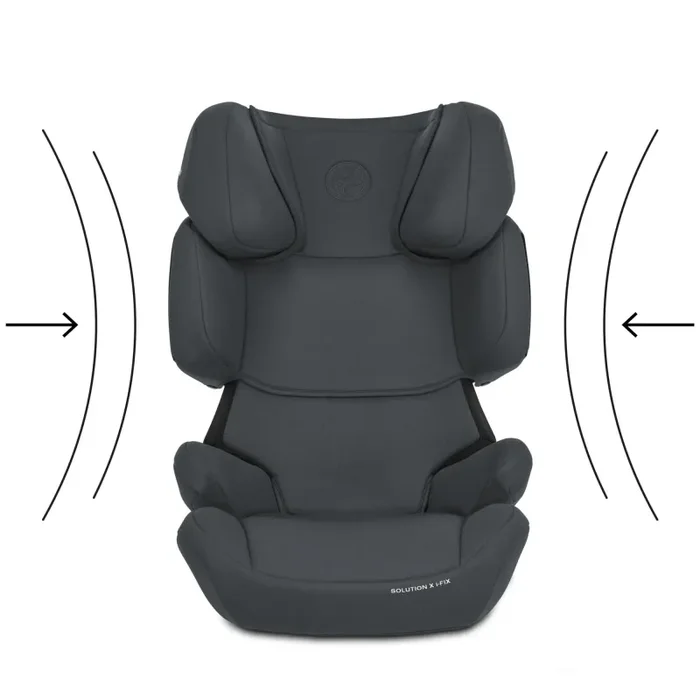 CYBEX Silver Seggiolino Auto per Bambini Solution X i-Fix, Per Auto Con e Senza ISOFIX, Per Bambini da circa 3 a 12 Anni (100 – 150 cm), Da 15 a 50 kg circa, Cobblestone Grey - immagine 3