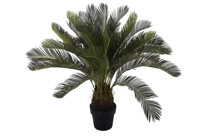 Cycas Artificiale con Vaso Altezza 93 cm Verde