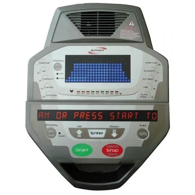 Cyclette Ergometro Autoalimentato Magnetica 190Kg Max 40 Livelli Spirit Fitness Cu-800 - immagine 2