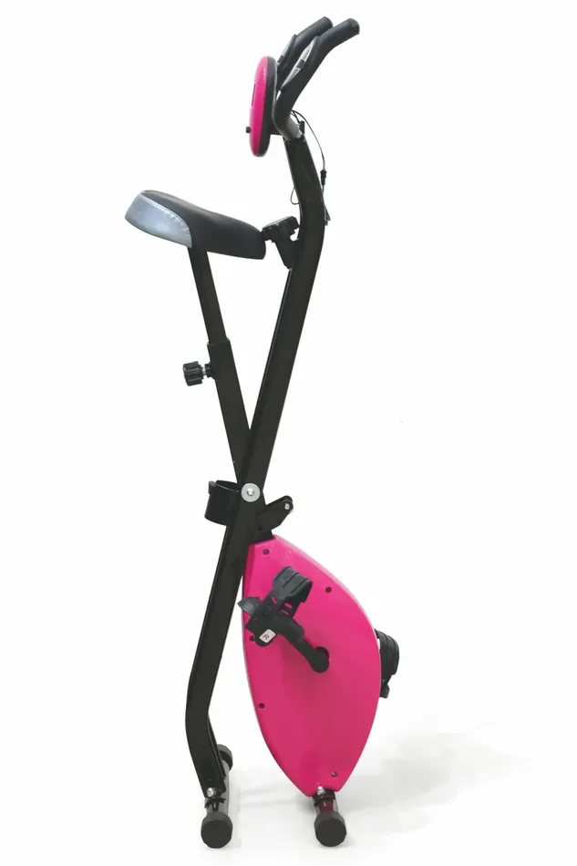 Cyclette Manuale Pieghevole 100Kg Kooper Simmy Fucsia - immagine 2