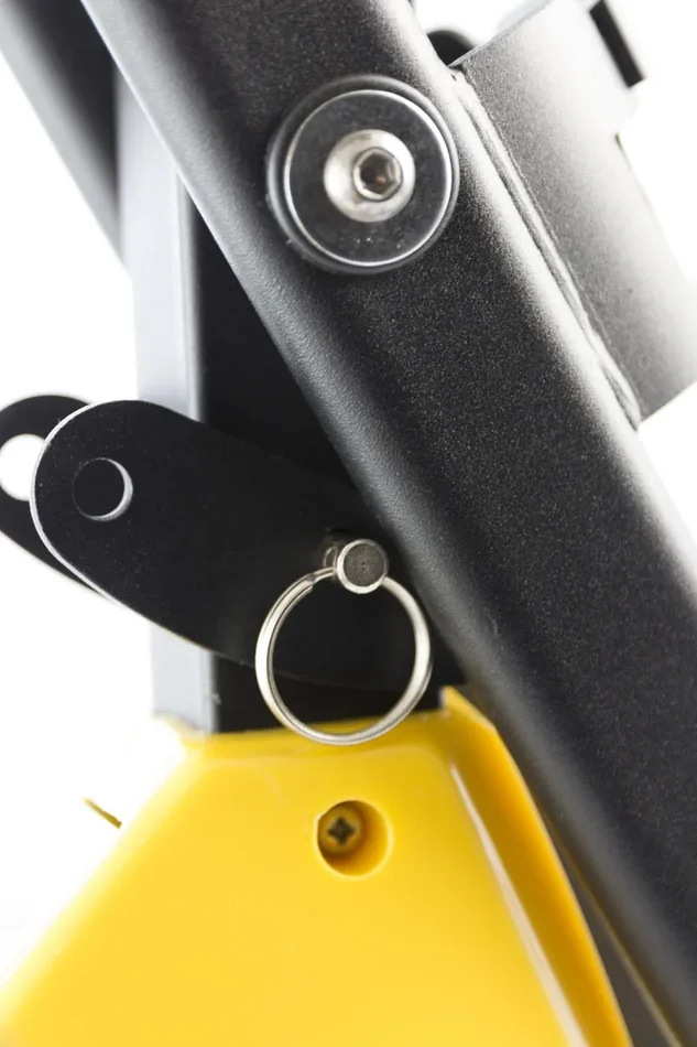 Cyclette Manuale Pieghevole 100Kg Kooper Simmy Gialla - immagine 3