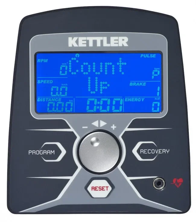 Cyclette Orizzontale Recumbike Magnetica 130Kg Max 16 Livelli Kettler Advantage Giro R Nera - immagine 3