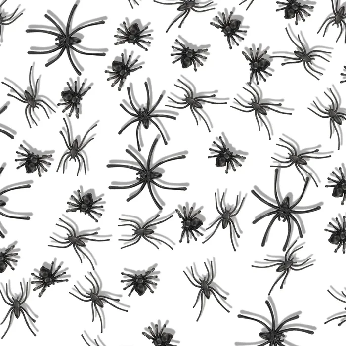 Cymax Decorazioni per ragnatele di Halloween con 90 cm Ragno Peloso Gigante per Decorazioni di Halloween per Interni ed Esterni