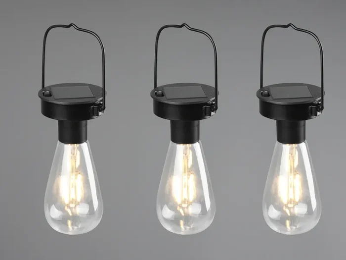 da Esterno a LED SMD in Acciaio Inossidabile Nero Opaco