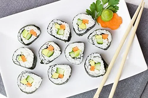 DAECHUN LAVER Sushi Nori, mare tostato (10 fogli interi) argento grado bag… - immagine 3