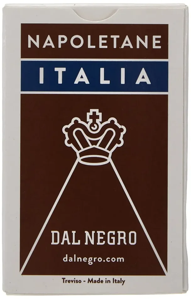 Dal Negro- Napoletane Italia-Astuccio Marrone Carte da Gioco Regionali, Multicolore, da 3 a 99 anni, 010069