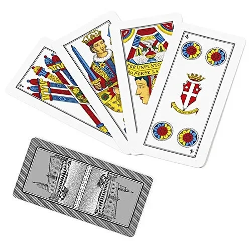 Dal Negro Trevisane Carte da Gioco Regionali, Astuccio Rosso, Colore, 15005 - immagine 2