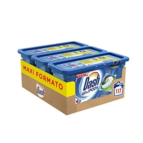 Dash Allin1 Pods Detersivo Lavatrice in Capsule Regolare, Maxi Formato 3 x… In saldo