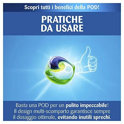 Dash Allin1 Pods Detersivo Lavatrice in Capsule Regolare, Maxi Formato 3 x… In saldo - immagine 3