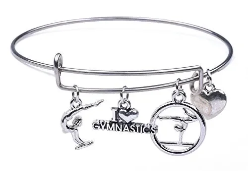 Dawapara Acciaio inossidabile i Love Gymnastics atleta squadra ciondoli… In saldo