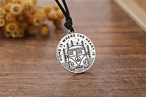 Dawapara Home is Where The Heart Outdoor Trip Veicolo Ciondolo Collana… - immagine 2