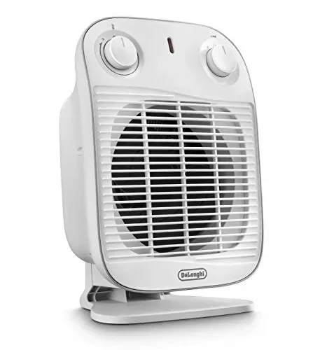 De’Longhi HFS50A20.WH Termoventilatore Vertical Edge, 2000 W, Bianco