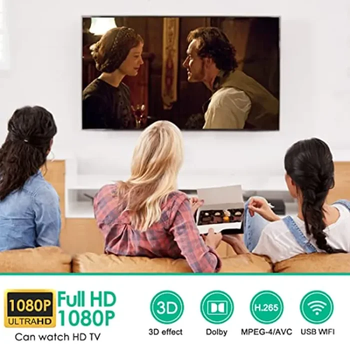 Decoder Digitale Terrestre DVB-T2 Full HD Hevc 10 bit con USB WiFi DONGLE MT7601,Ricevitore Digitale Terrestre 1080p/H,265 / Dolby / MPEG-2/4,Supporto Sistema Nuovo Con Telecomando e Cavo HDMI - immagine 3