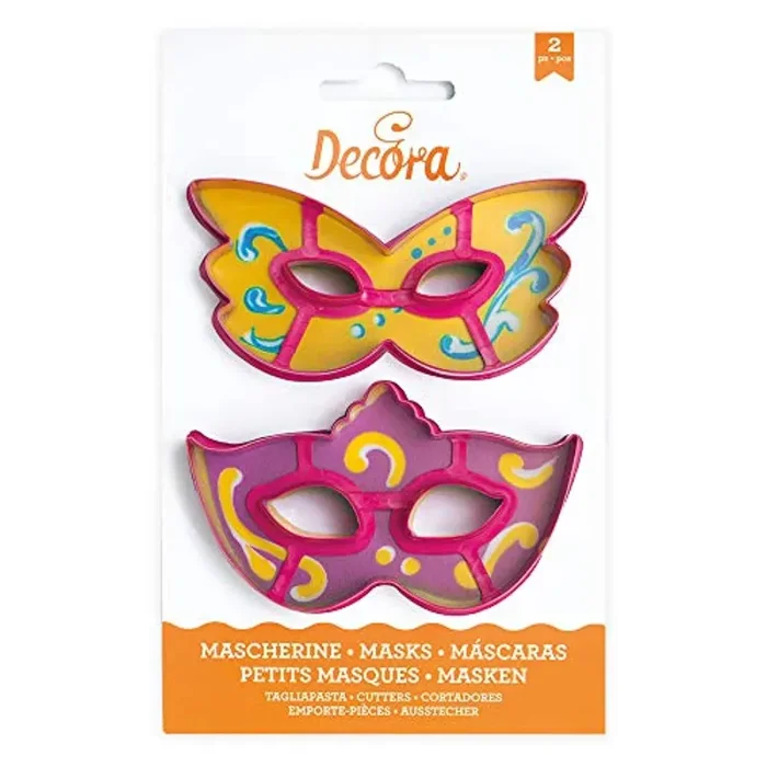 Decora 0255107 Kit 2 Tagliapasta Maschera