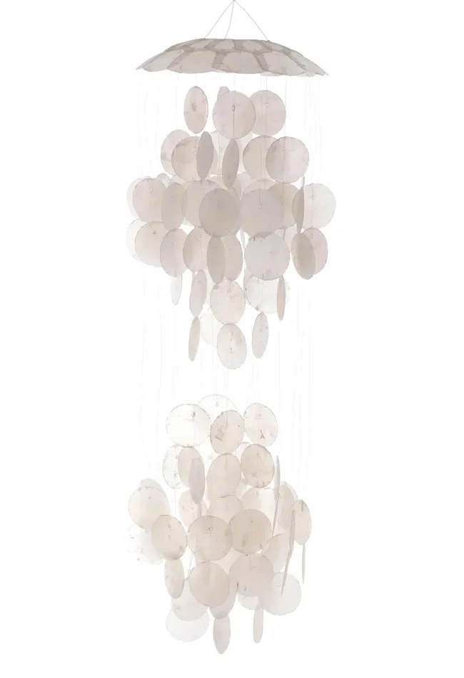 Decoro con Conchiglie Capiz a Ombrello H 70 cm Saldi