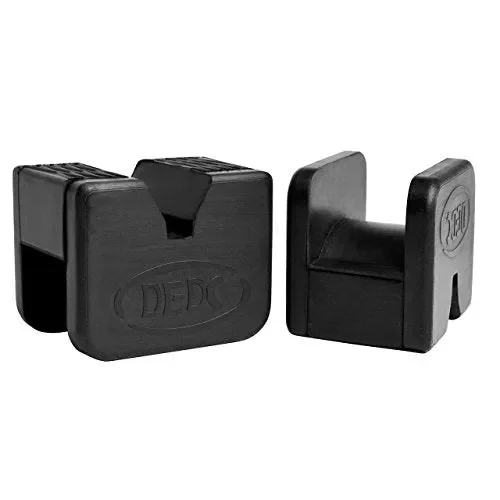 DEDC 2 Tamponi in Gomma per Cric Sollevatore Auto Ponte con 2 pezzi