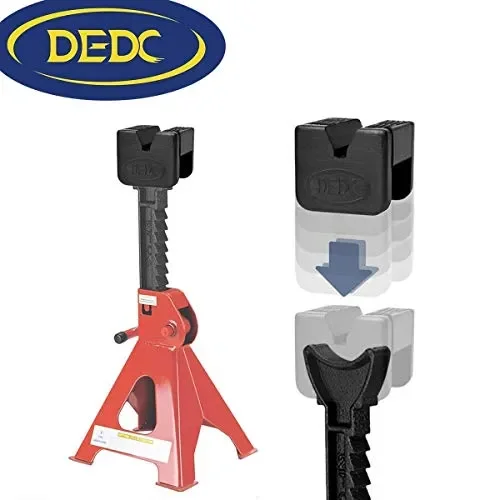 DEDC 2 Tamponi in Gomma per Cric Sollevatore Auto Ponte con 2 pezzi - immagine 2