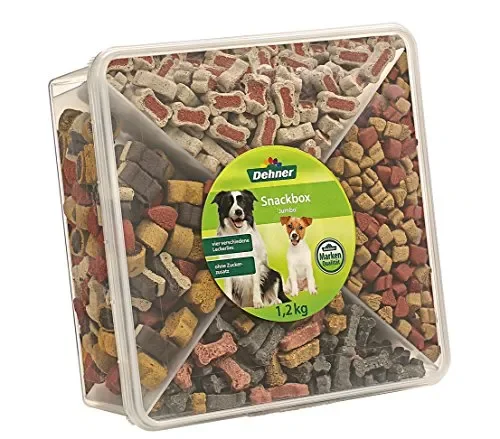 Dehner Cani Box Jumbo, Snack, 4 varietà Mix, 1.2 kg