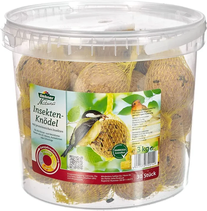 Dehner Natura – Mangime per Uccelli Selvatici, 30 Pezzi (3 kg)